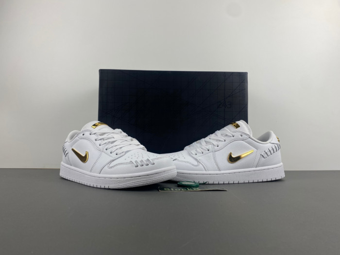 air jordan 1 low method of make sail metallic gold fn5032-100