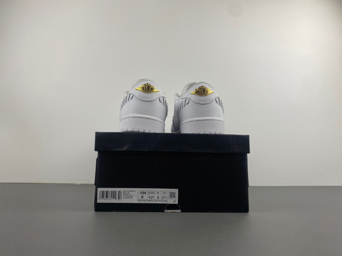 air jordan 1 low method of make sail metallic gold fn5032-100