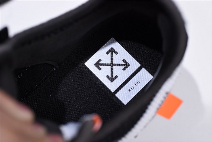 ow nike air force 1 low black ao4606-001