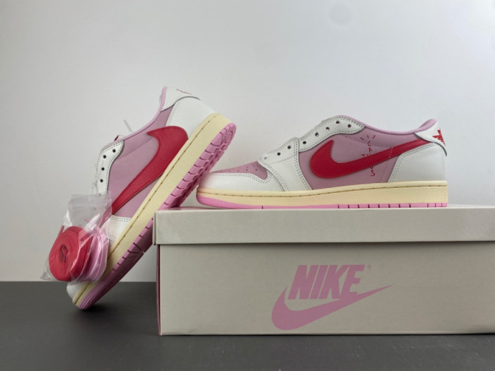 Air Jordan 1 Retro Low Travis Scott Shy Pink IQ7604-101