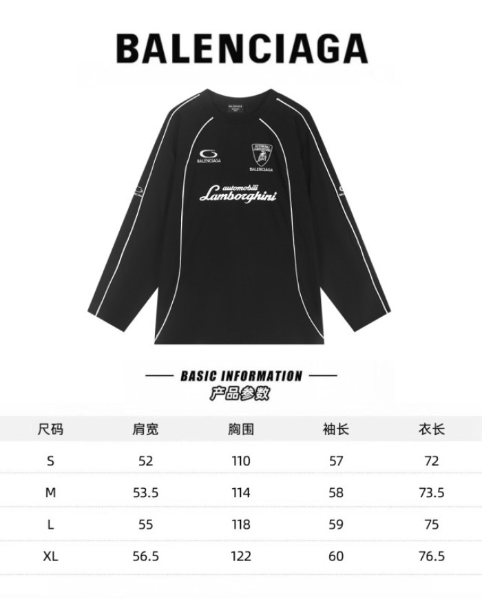 Balenciag* LONG SLEEVES Bh034