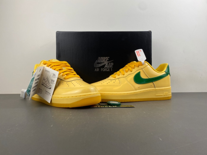 Nike Air Force 1 Low Patent Leather Topaz Gold IO4489-700