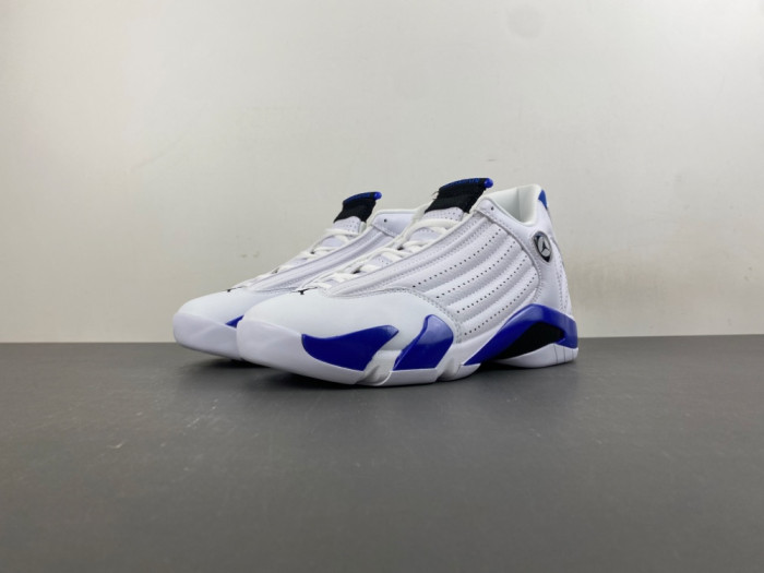 Air Jordan 14 Retro White Hyper Royal 487471-104