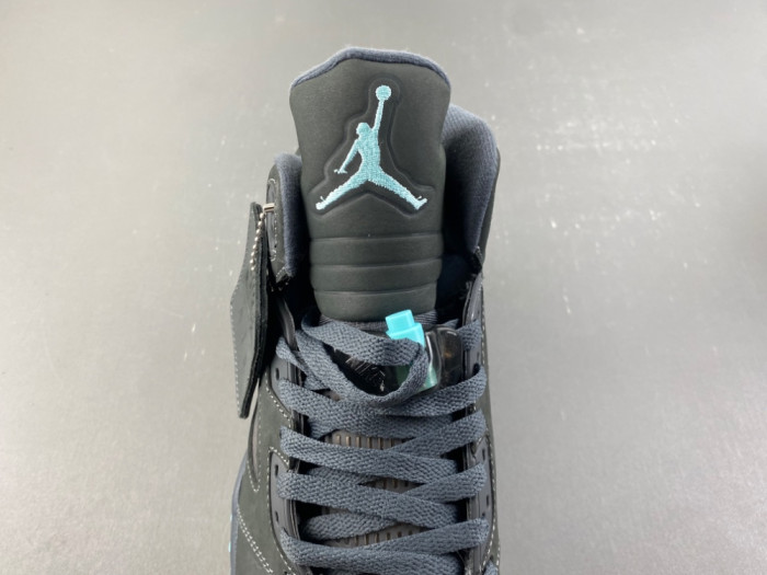 Air Jordan 5 Retro SoleFly Black Aurora Green IU0734-001