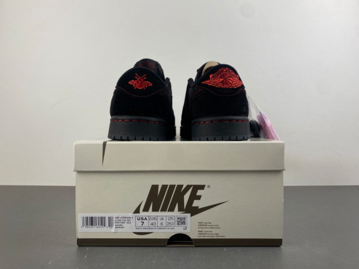 Air Jordan 1 Low Travis Scott BLACK OLIVE DM7866-003