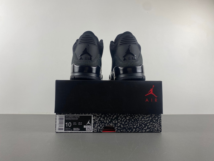 Air Jordan 3 “Black Cat” CT8532-001