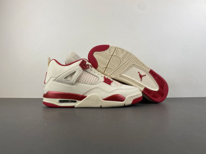 Air Jordan 4 Retro Pale Ivory Sierra Red HV0823-108