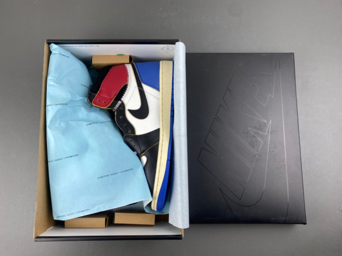 Air Jordan 1 High Fragment x Union LA Varsity Red Sport Royal IO7847-002